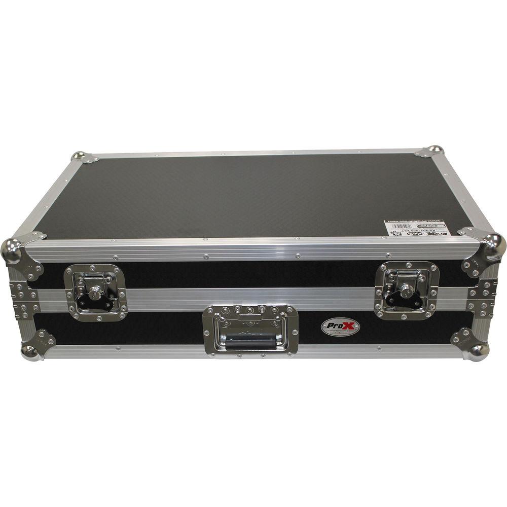ProX Flight Case for Pioneer DDJ100 Controller with Laptop Shelf and Wheels