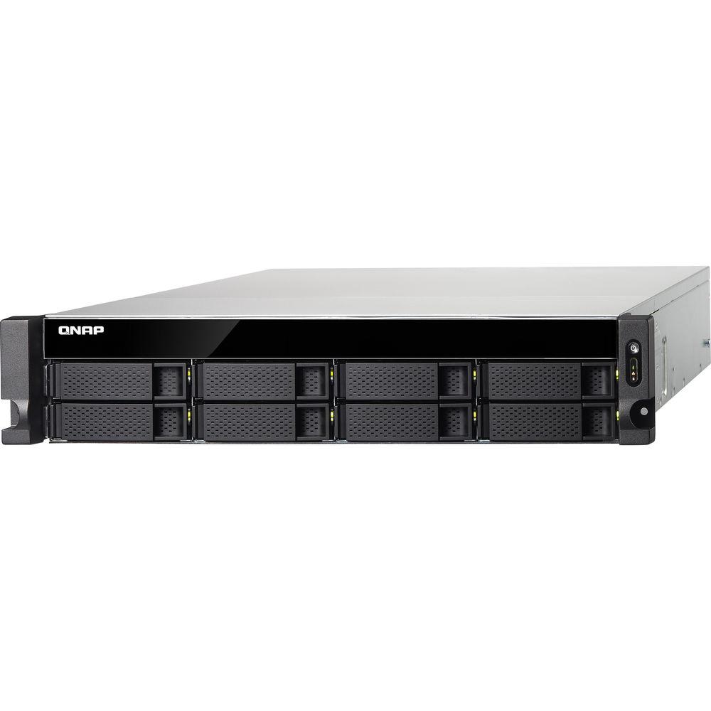QNAP 2U 8-Bay Nas Quad Core 1.7Ghz, 4GB DDR3 Ram Redundant Power Supply
