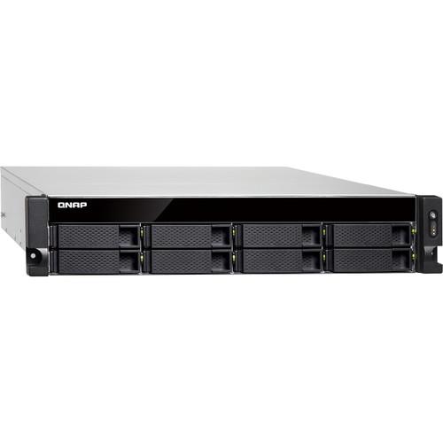 QNAP TS-873BU 2U 4-Bay Nas iSCSI IP-SAN Quad-Core 2.1Ghz 4GB Ram 10GBe-Ready 1 Psu