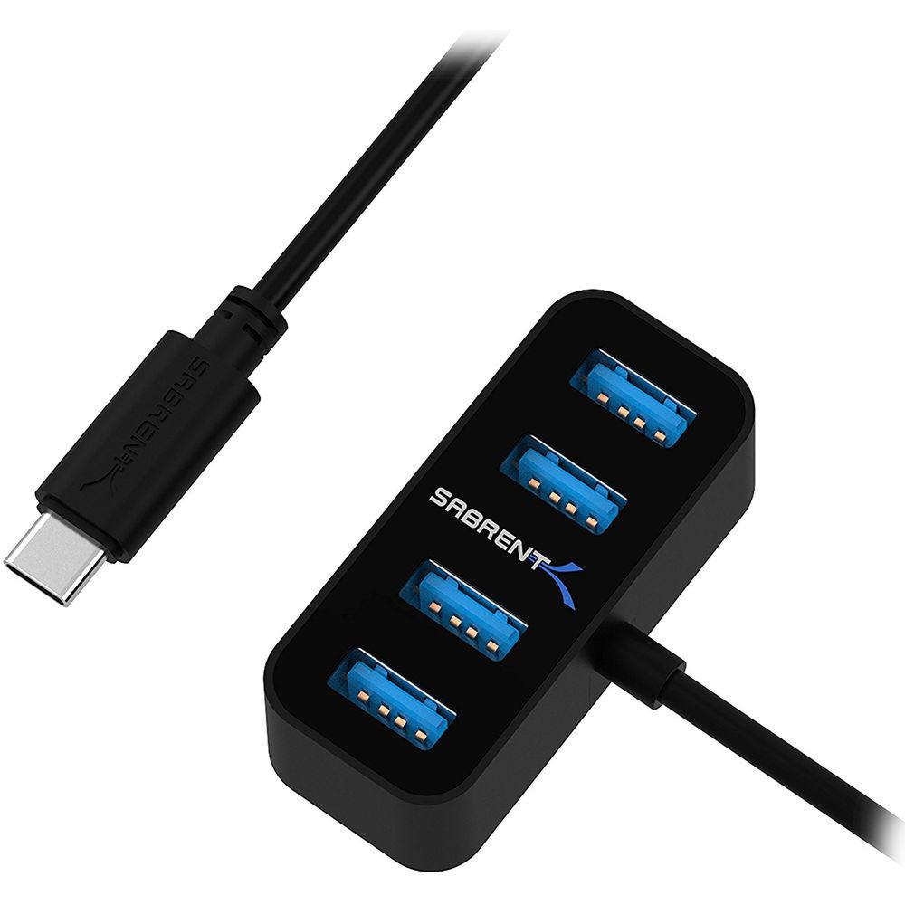 Sabrent 4-Port USB Type-A Mini Portable Hub