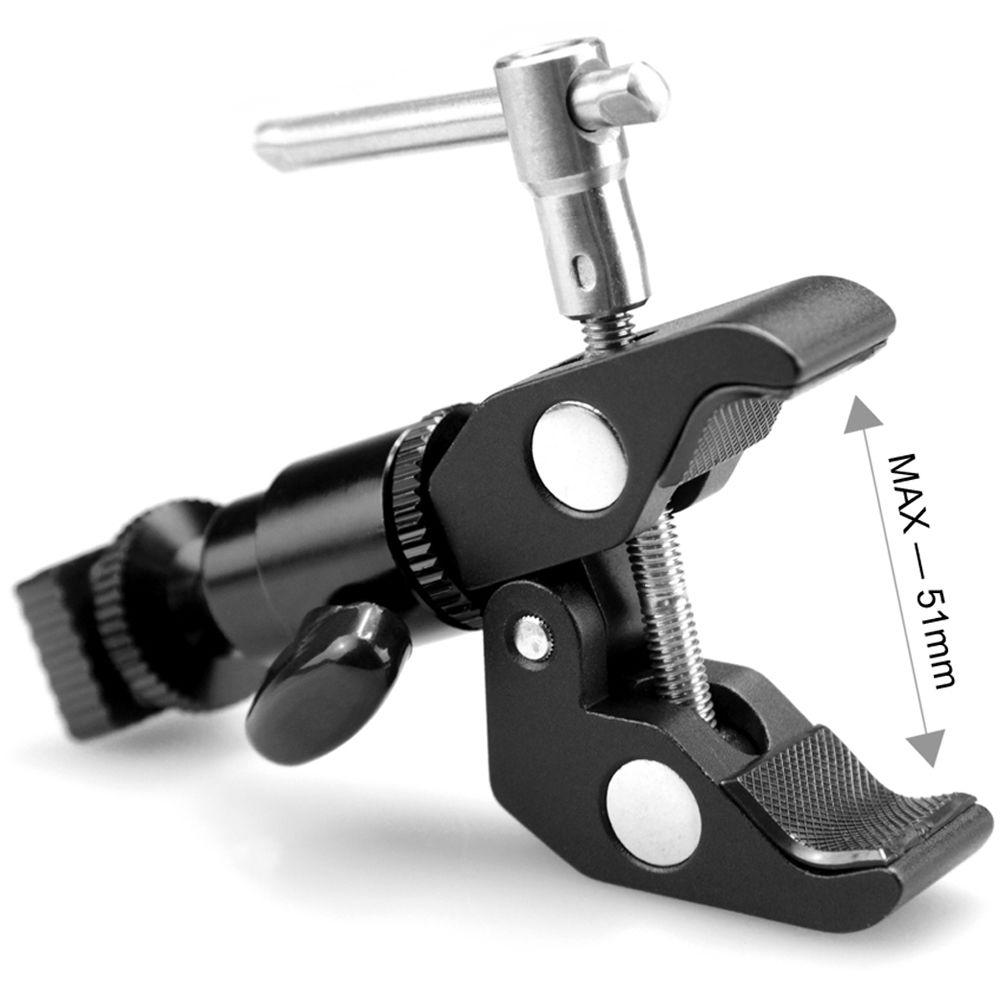 SmallRig Universal Clamp with Cold Shoe for LCD Monitors