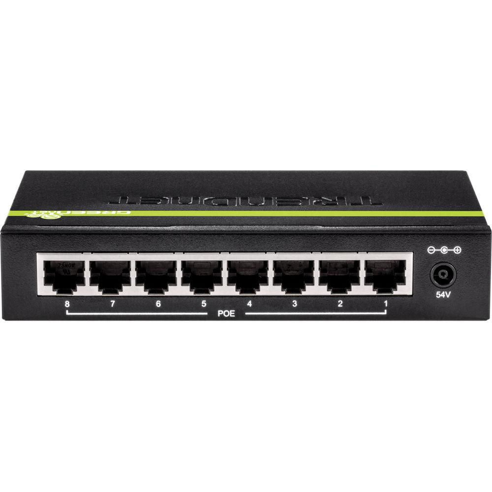 TRENDnet TPE-TG82G 8-Port Gigabit PoE Unmanaged Switch