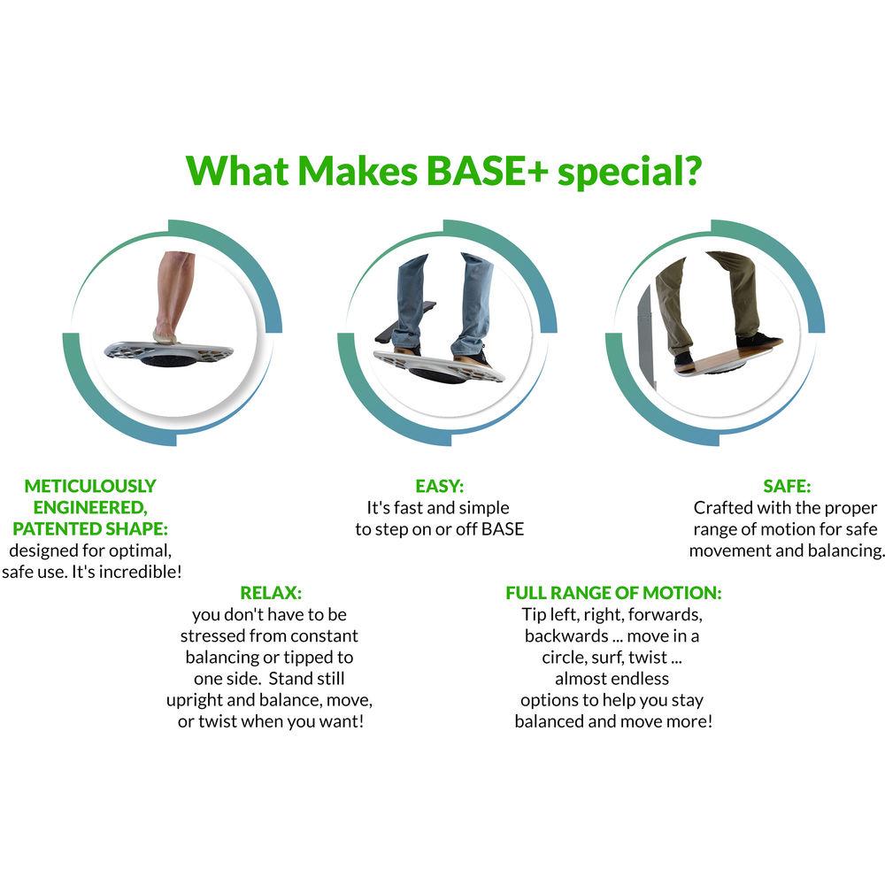 Uncaged Ergonomics Base Standing Desk Balance Board