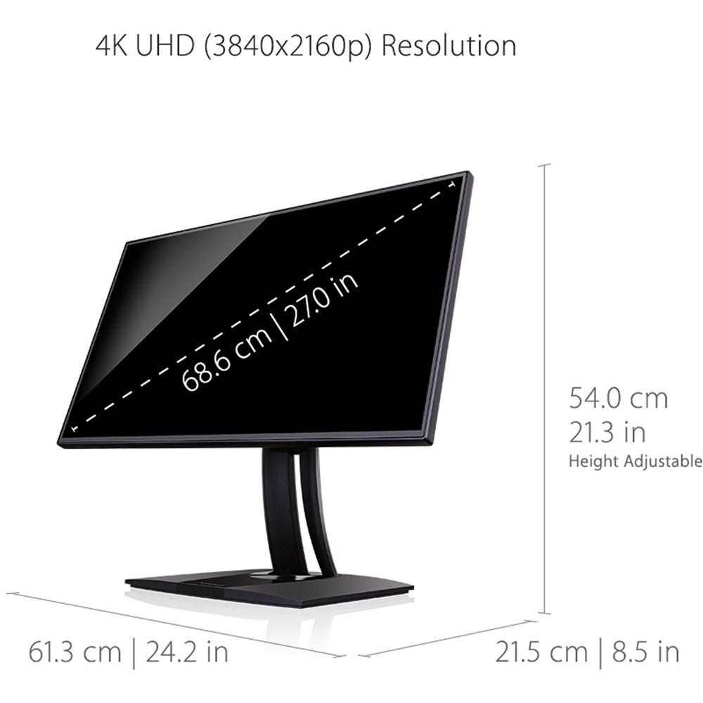 ViewSonic VP2768-4K 27" 16:9 4K UHD IPS Monitor