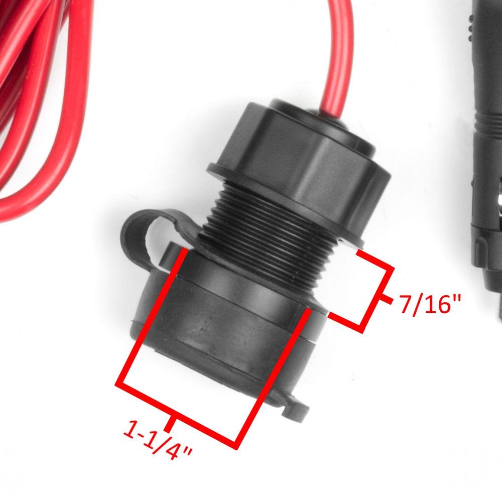 WAGAN 12V 24V DC Socket Extender