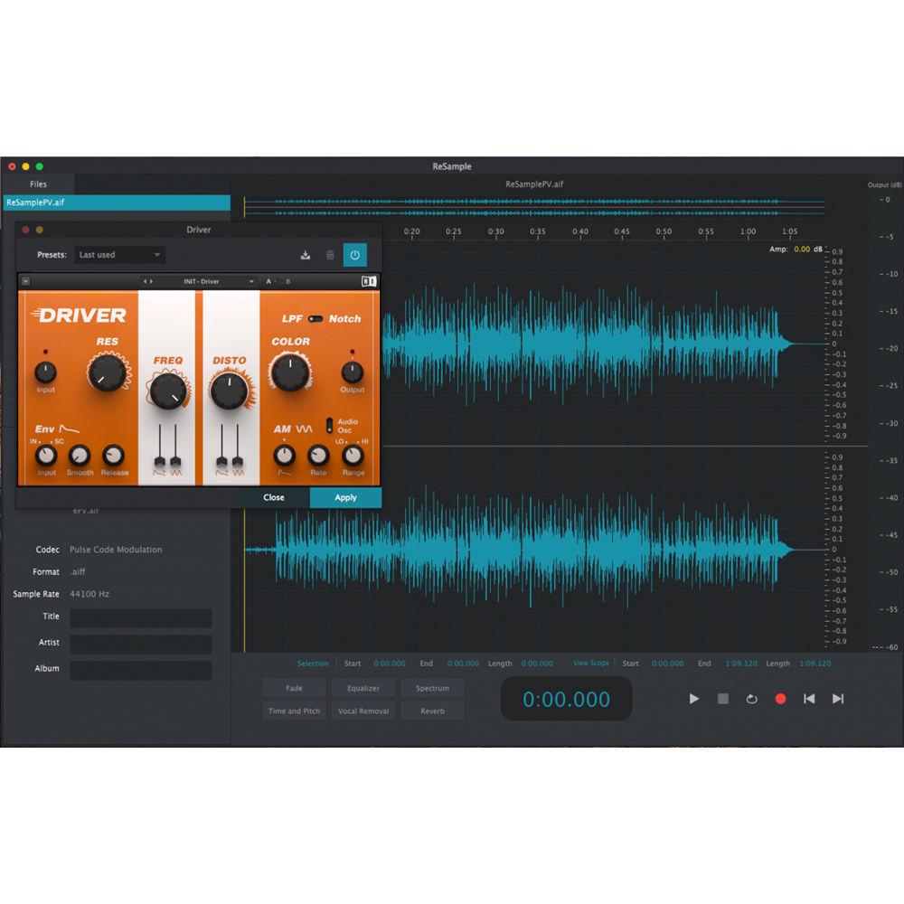 2nd SENSE ReSample - Audio Editing Software