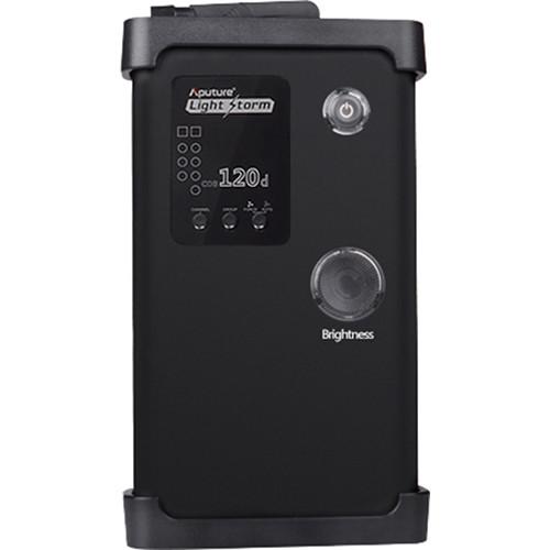 Aputure Light Storm LS C120d Daylight LED Light Kit with Gold Mount Battery Plate