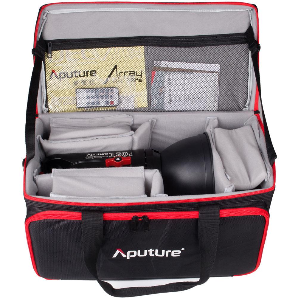 Aputure Light Storm LS C120d Daylight LED Light Kit with Gold Mount Battery Plate