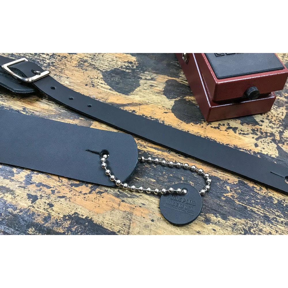 Funk Plus Classy Genuine Premium Leather Guitar Strap with Buckle