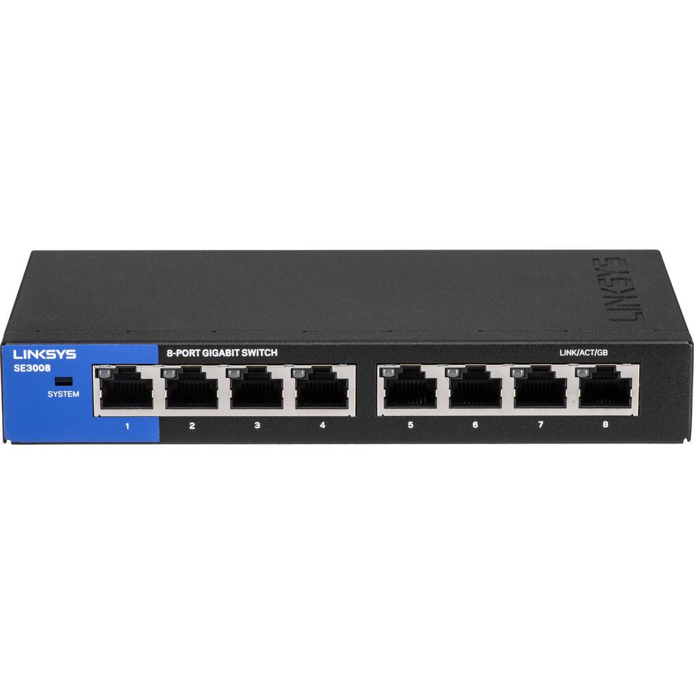 Linksys SE3008 V2 8-Port Gigabit Ethernet Switch