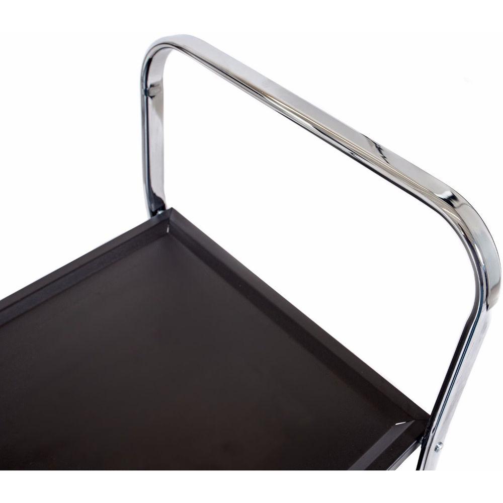 Luxor Three-Shelf Collapsible Metal Utility Cart