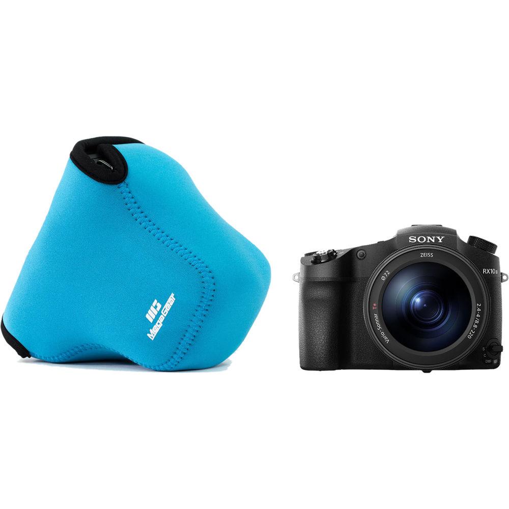 MegaGear Ultra-Light Neoprene Camera Case with Carabiner for Sony Cyber-shot DSC-RX10 III