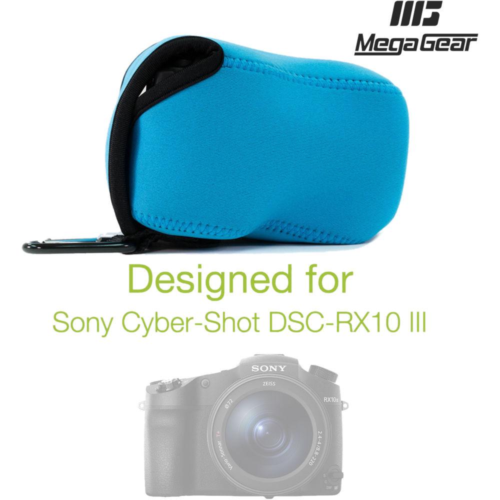 MegaGear Ultra-Light Neoprene Camera Case with Carabiner for Sony Cyber-shot DSC-RX10 III