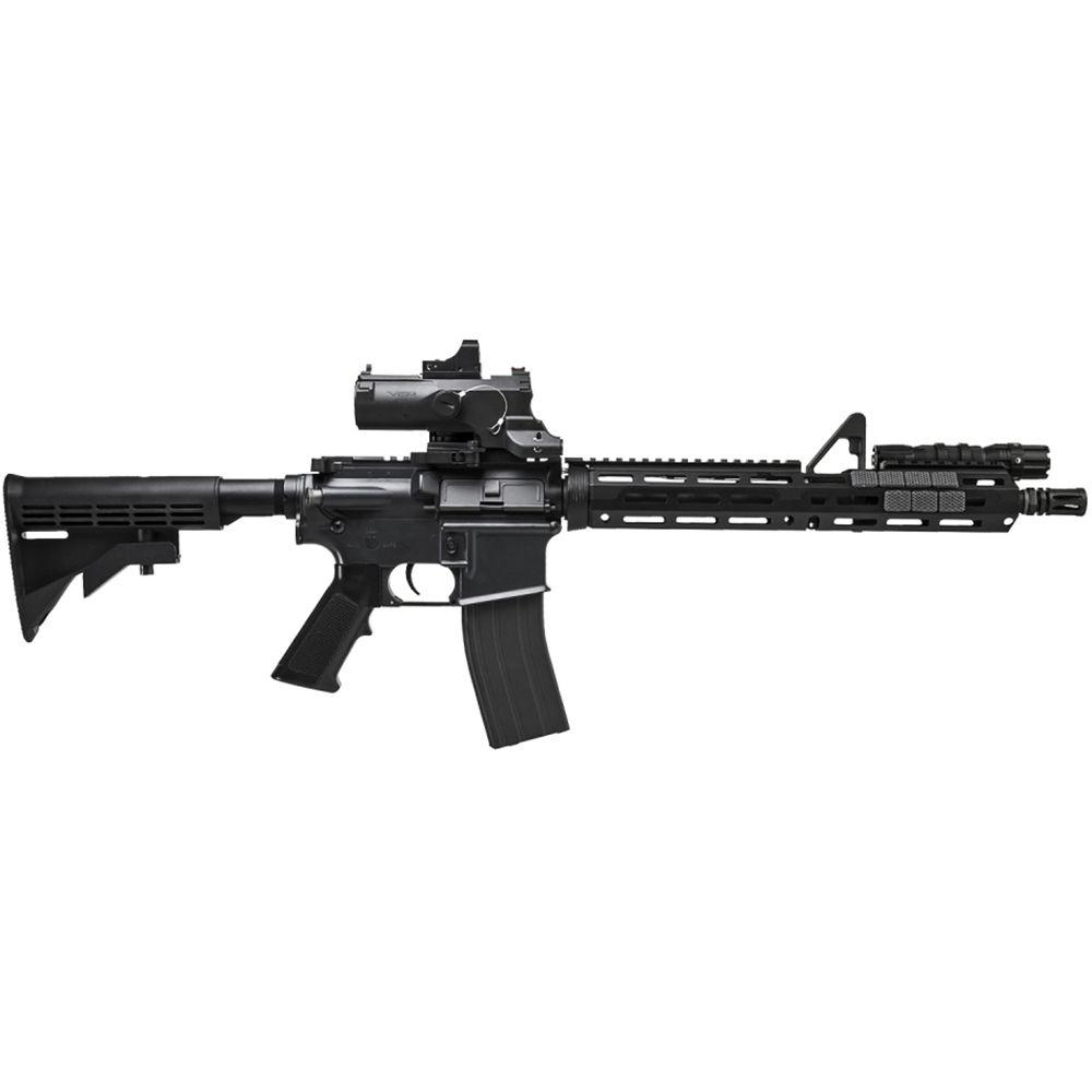 NcSTAR 4x34 ECO Laser LED Riflescope with Red Micro Dot Reflex Optic