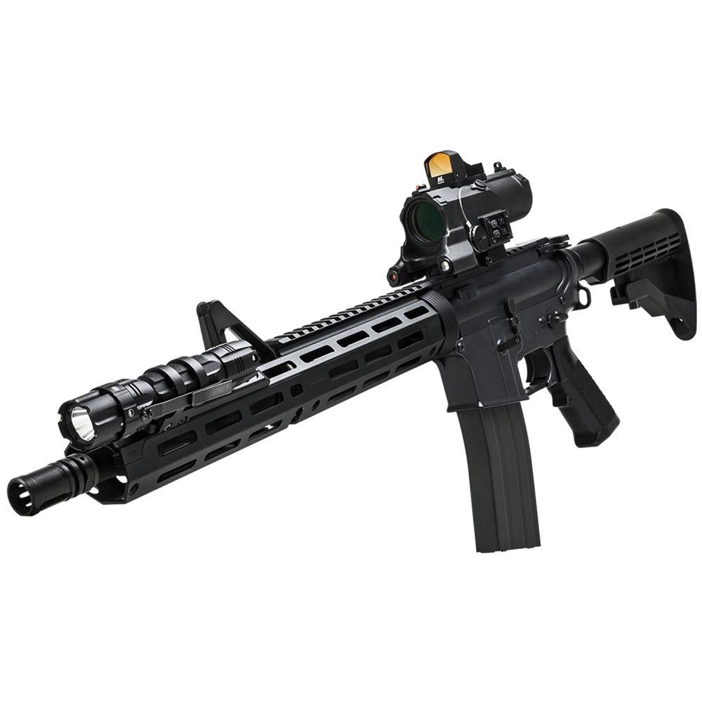 NcSTAR 4x34 ECO Laser LED Riflescope with Red Micro Dot Reflex Optic