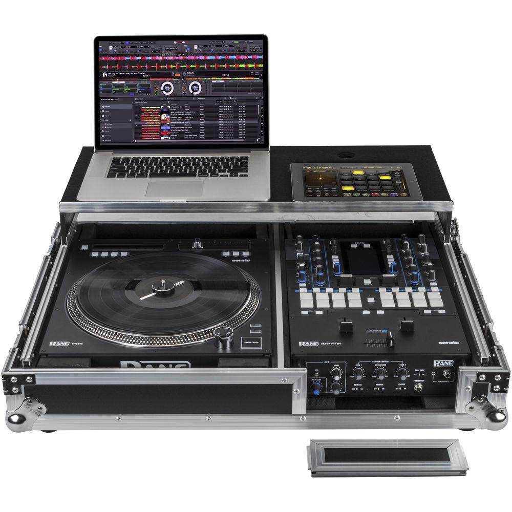 Odyssey Innovative Designs Flight Zone Glide Style DJ Coffin for Rane Seventy-Two Mixer & Twelve Controller