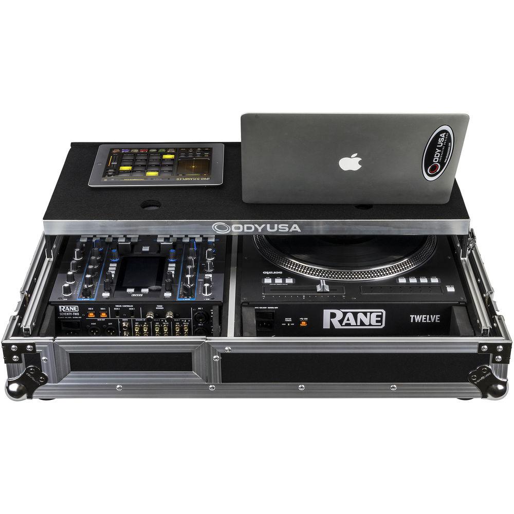 Odyssey Innovative Designs Flight Zone Glide Style DJ Coffin for Rane Seventy-Two Mixer & Twelve Controller