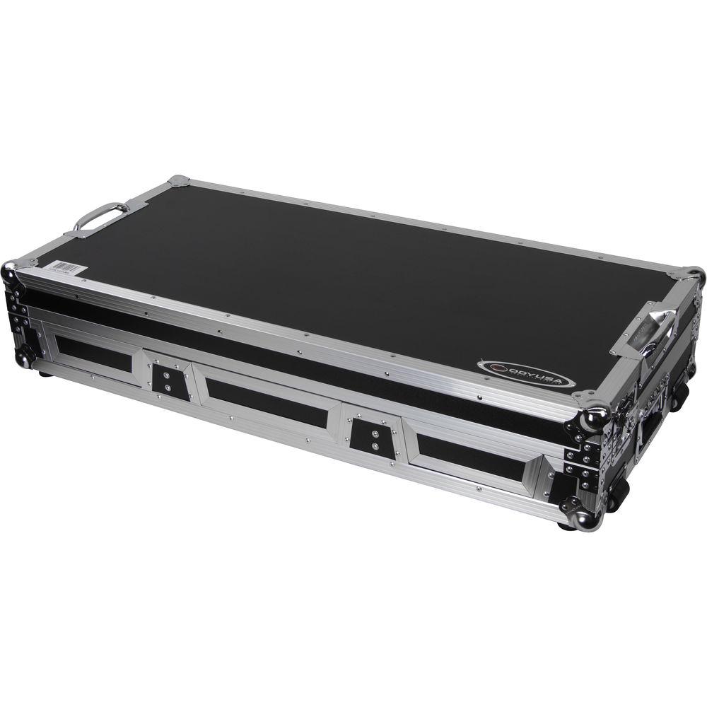 Odyssey Innovative Designs Flight Zone Universal CD Digital Media Player DJ Coffin with Wheels