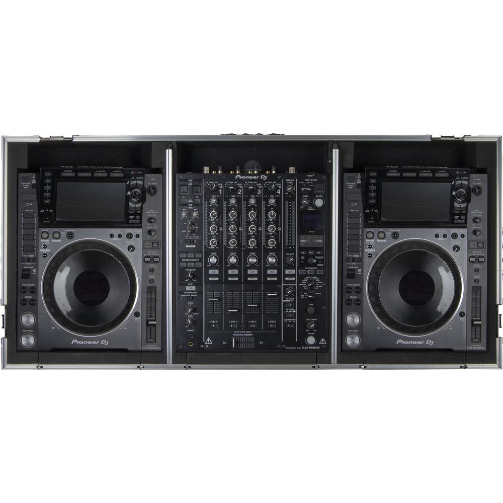 Odyssey Innovative Designs Flight Zone Universal CD Digital Media Player DJ Coffin with Wheels