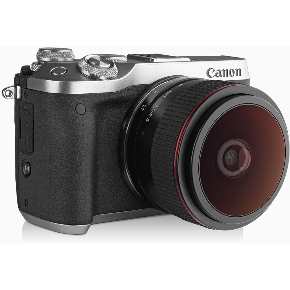 Opteka 6.5mm f 2 Circular Fisheye Lens for Canon EF-M