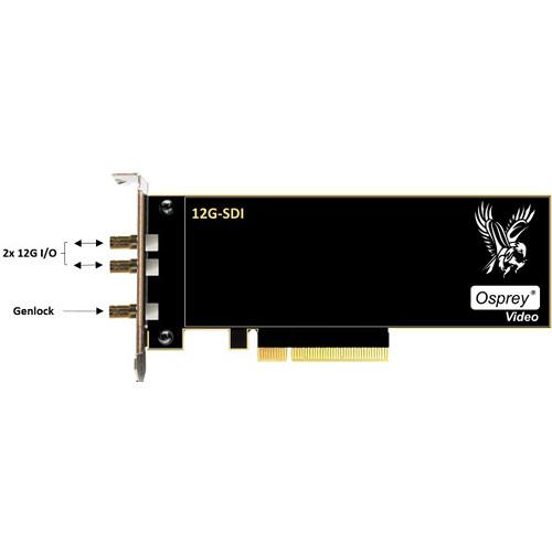 Osprey Raptor Series 1225 PCIe Capture Card with 2 x SDI Channels