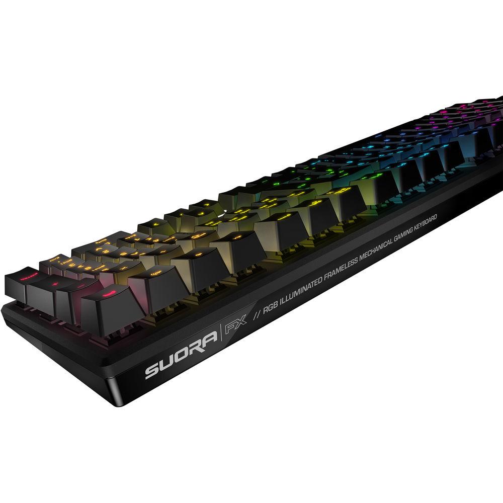 ROCCAT Suora FX RGB Backlit Frameless Mechanical Gaming Keyboard