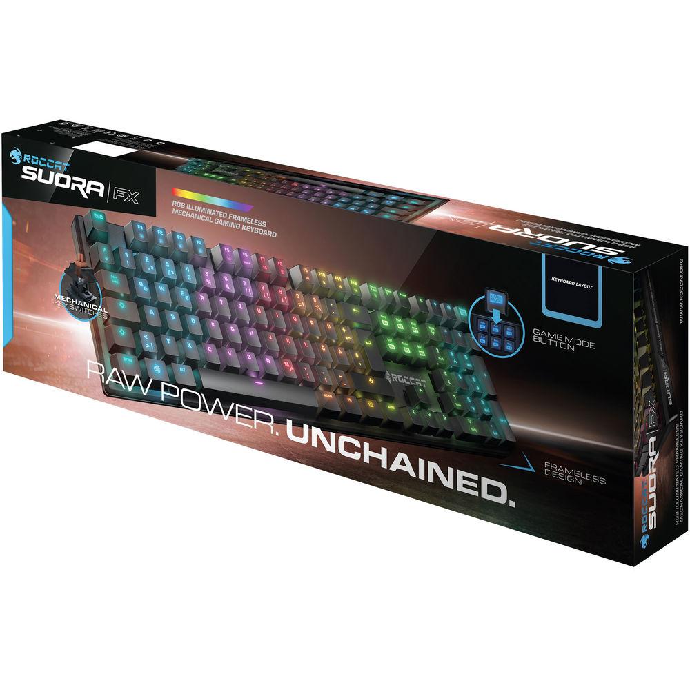 ROCCAT Suora FX RGB Backlit Frameless Mechanical Gaming Keyboard