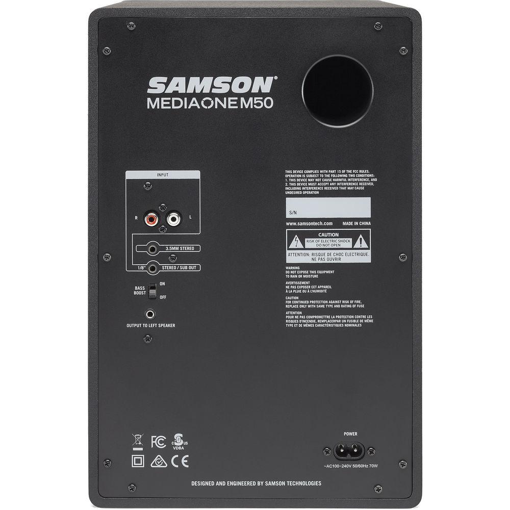 Samson MediaOne M50 Powered Studio Monitors