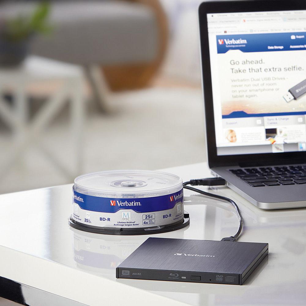 Verbatim External Slimline Blu-ray Writer