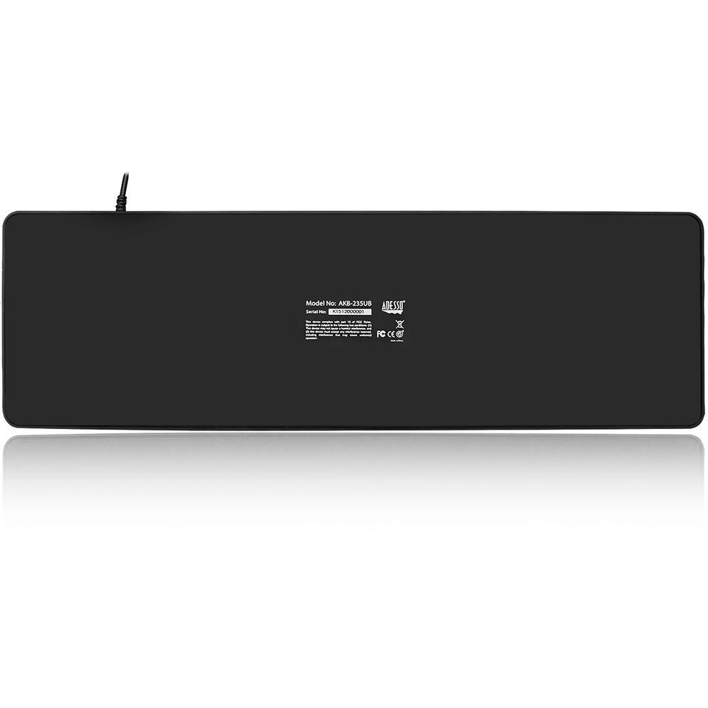 Adesso Antimicrobial Waterproof Desktop Keyboard