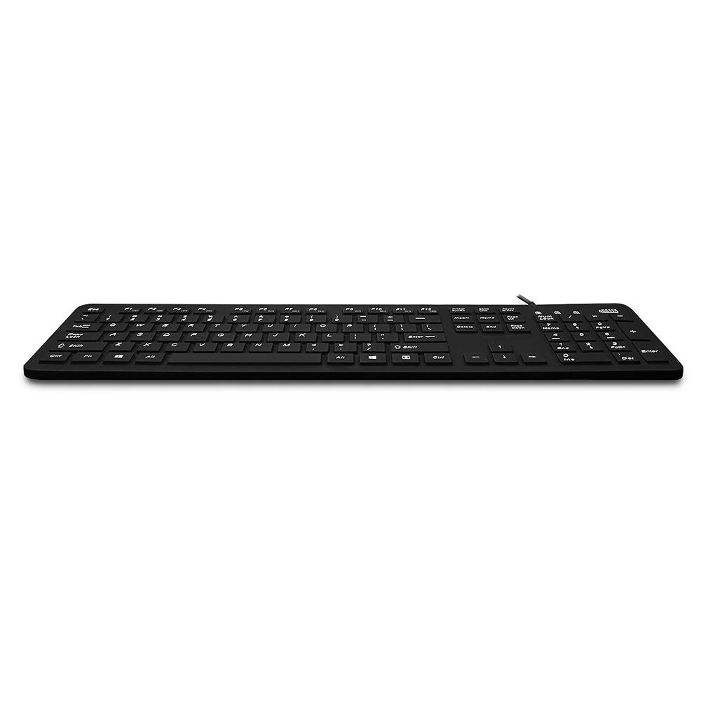 Adesso Antimicrobial Waterproof Desktop Keyboard