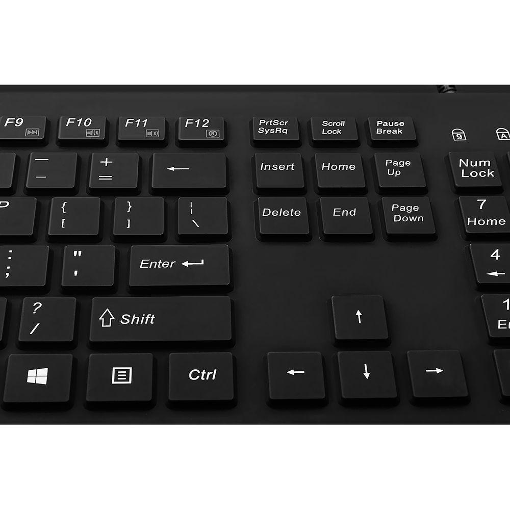 Adesso Antimicrobial Waterproof Desktop Keyboard