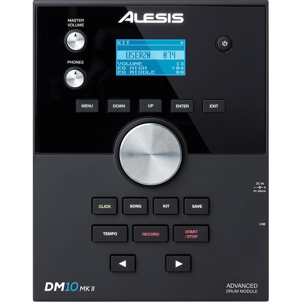 Alesis DM10 MKII Studio Kit, Nine-Piece Electronic Drum Kit with Mesh Heads