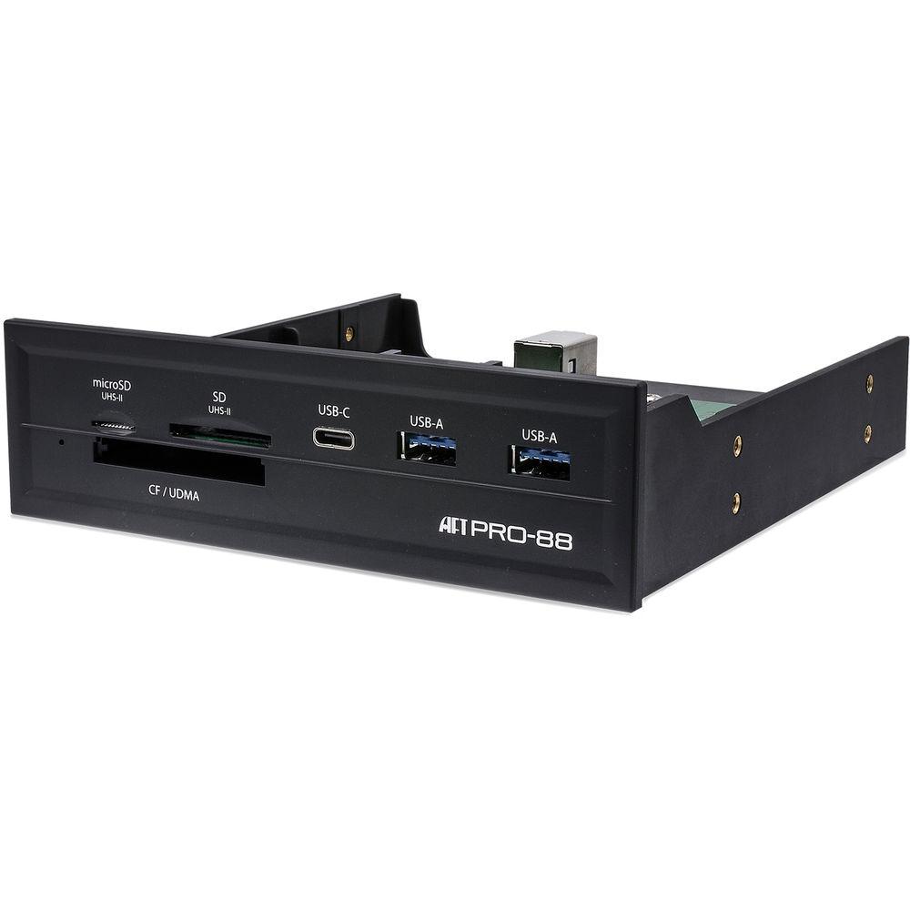 Atech Flash Technology PRO-88 USB 3.1 Gen 1 Professional 5.25" Media Card Reader Hub