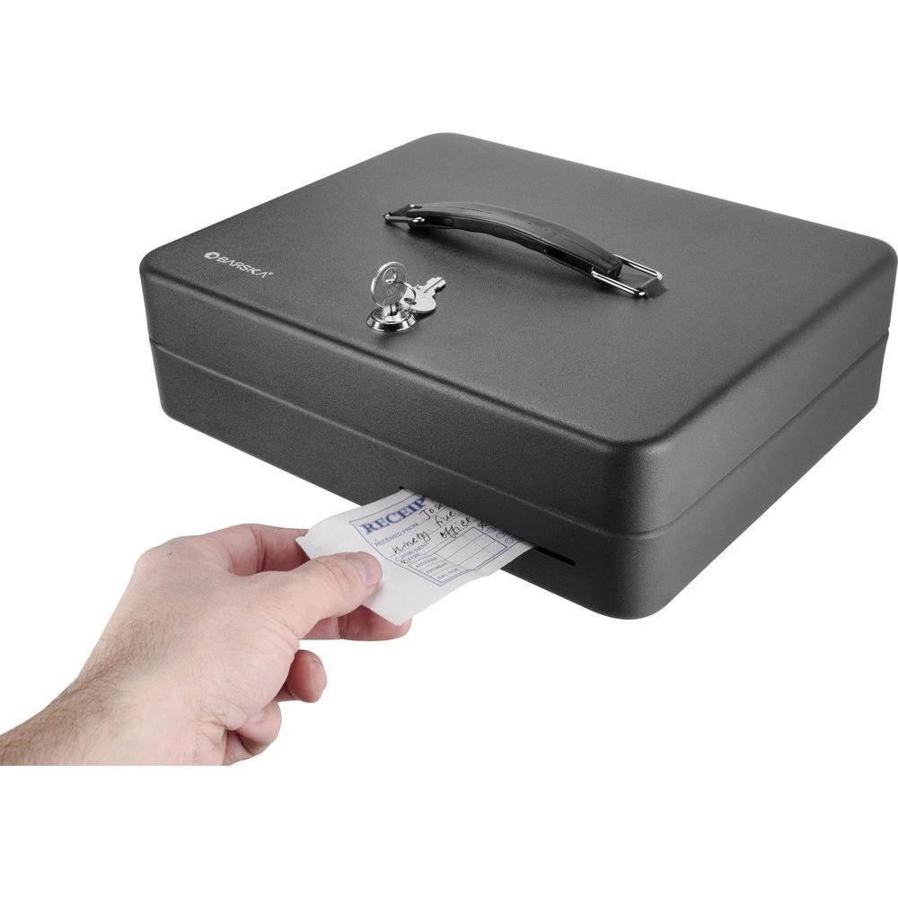 Barska Standard Fold Out Cash Box with Key Lock