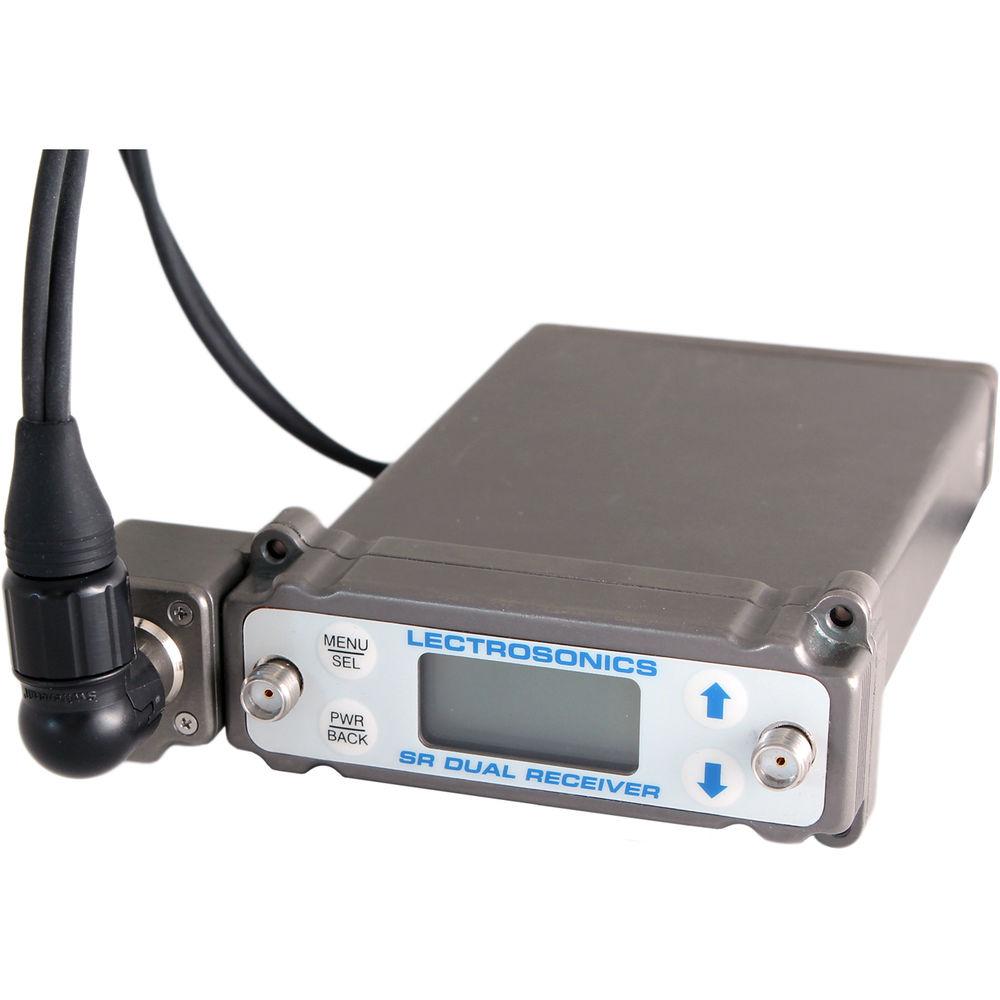 Cable Techniques CT-LP-SR5P-RR-15 Low-Profile Y-Cable for Lectrosonics SRc5P SRb5P Receivers