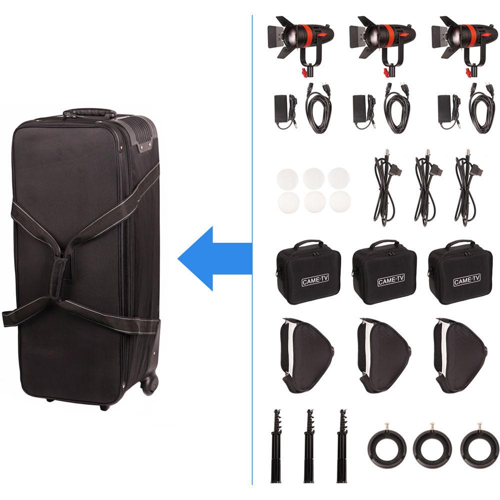 CAME-TV Boltzen 55w Fanless Focusable Fresnel LED Tungsten Package