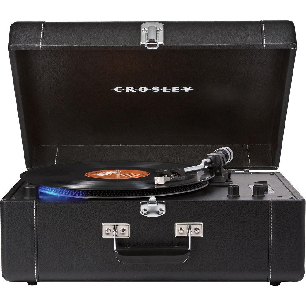 Crosley Radio Keepsake Deluxe Suitcase-Style Turntable with Built-In Preamp