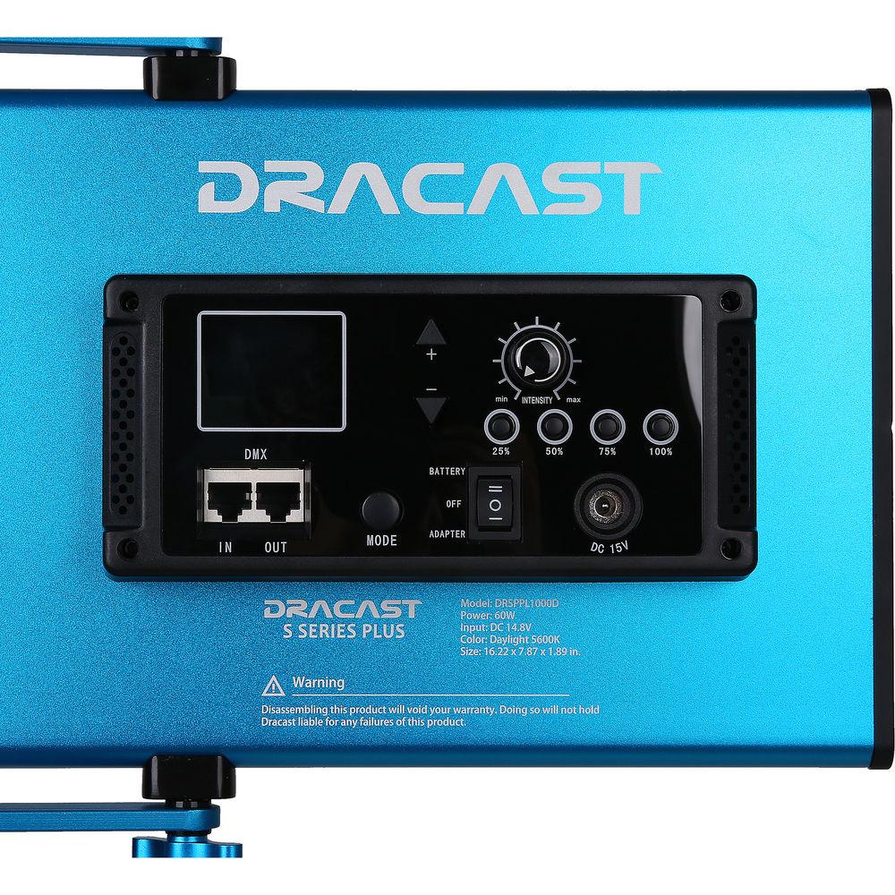 Dracast S-Series Plus Daylight LED1000 Panel with V-Mount Battery Plate