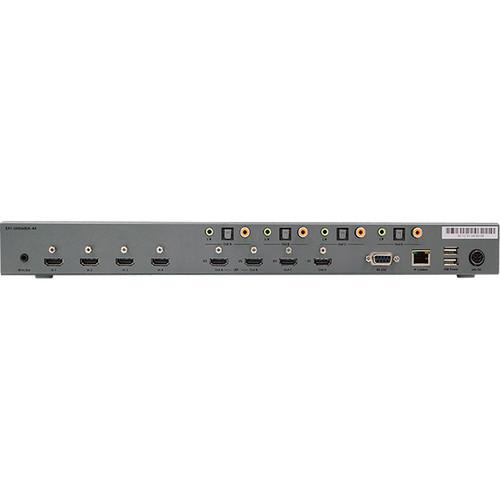 Gefen 4K Ultra HD 600 MHz 4x4 Matrix Switcher with Audio De-Embedder