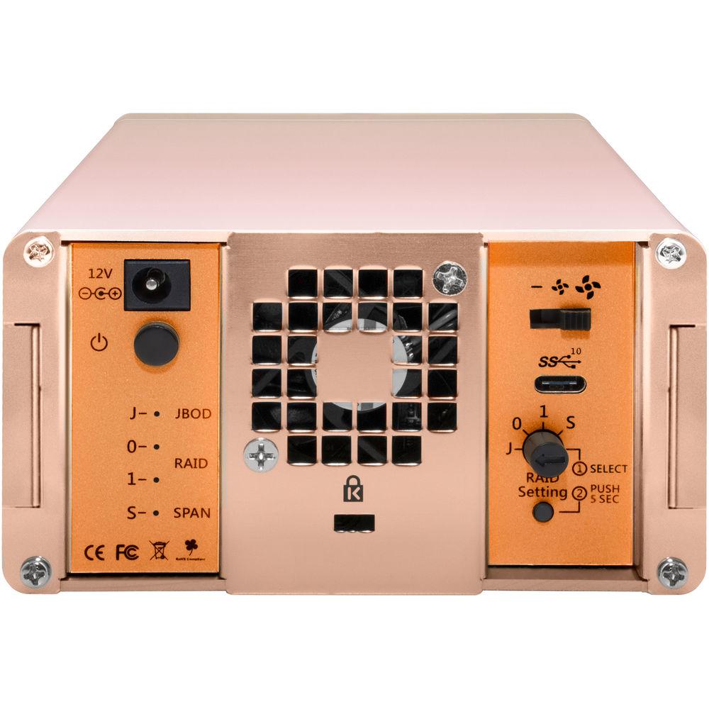 HighPoint NA460C Mini 2-Bay USB 3.1 Type-C RAID Enclosure