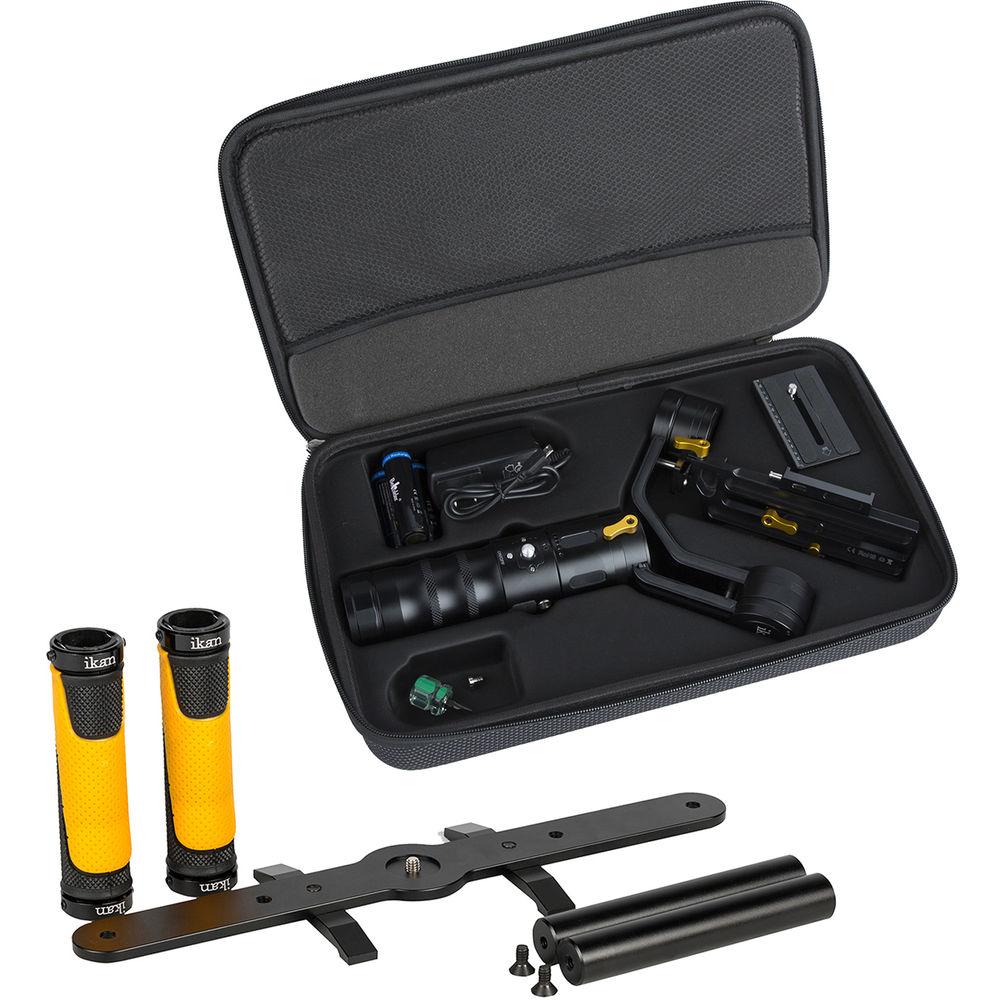 ikan DS2-A Beholder Angled 3-Axis Gimbal Stabilizer and Dual-Grip Handle Kit