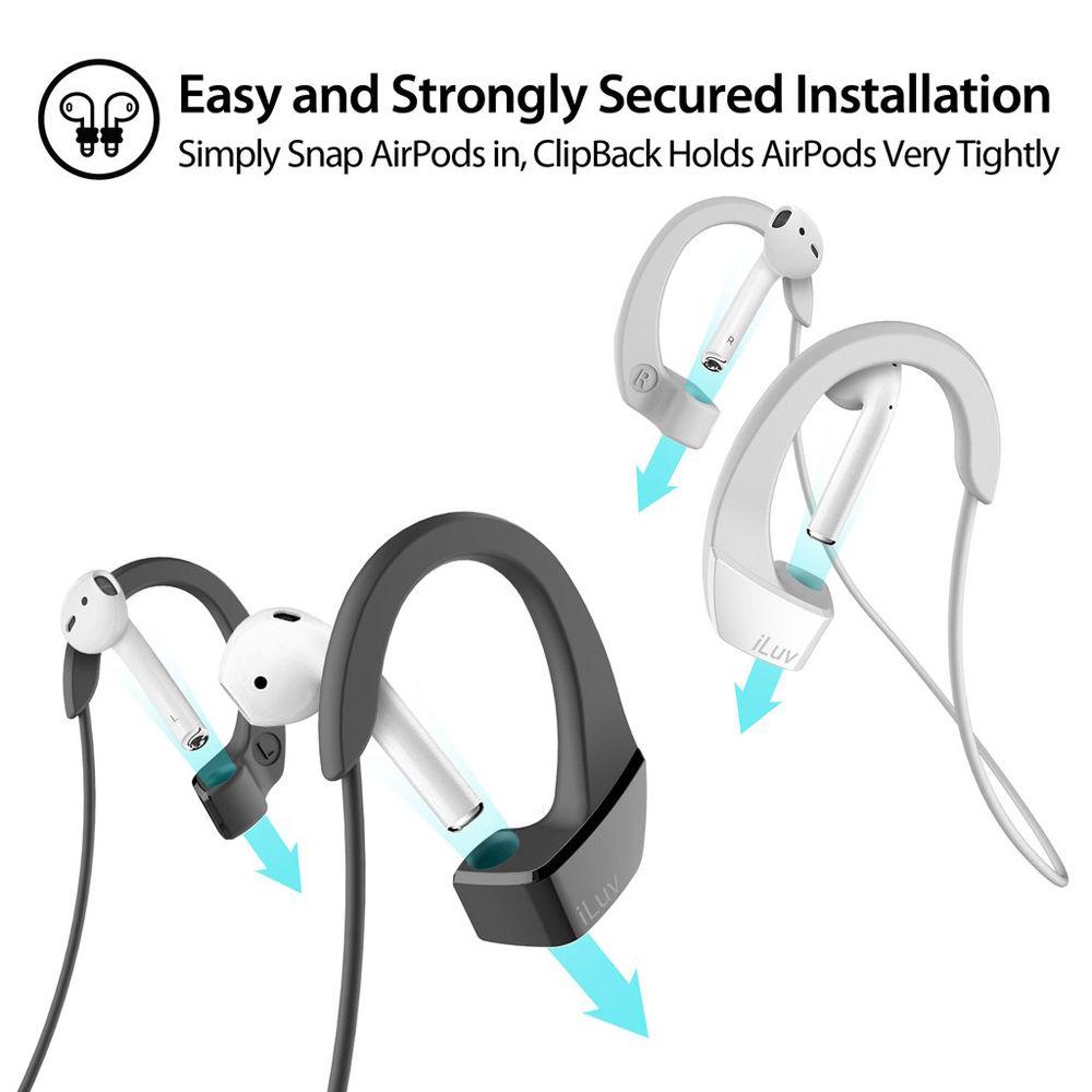 iLuv ClipBack Strap for Apple AirPods