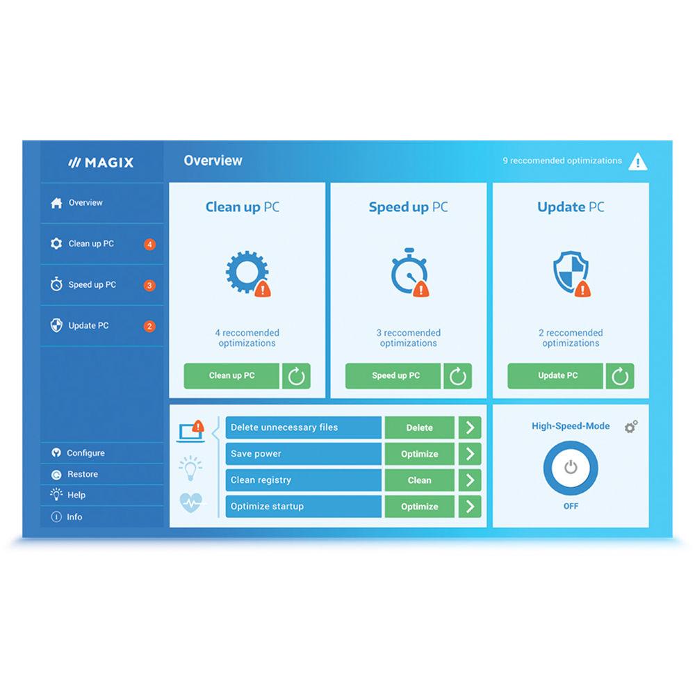 MAGIX Entertainment PC Check and Tuning 2018