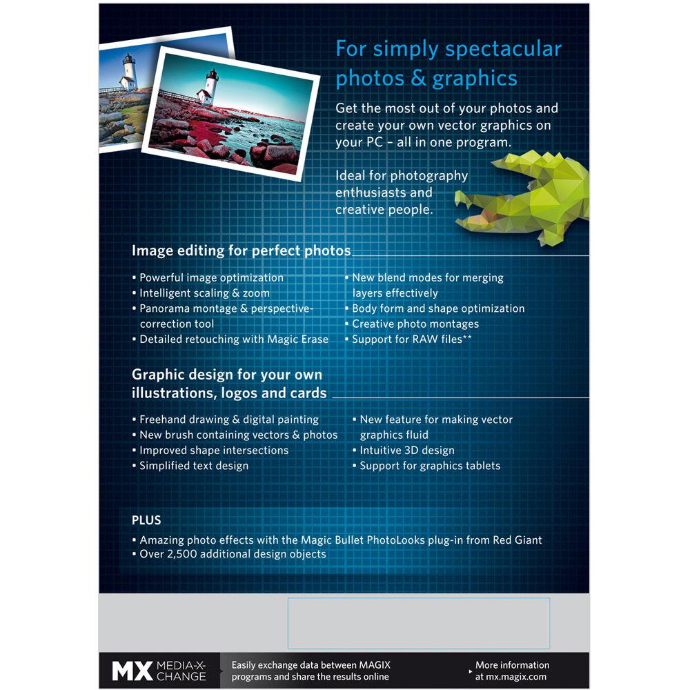 MAGIX Entertainment Xara Photo Graphic Designer - Academic Volume 100