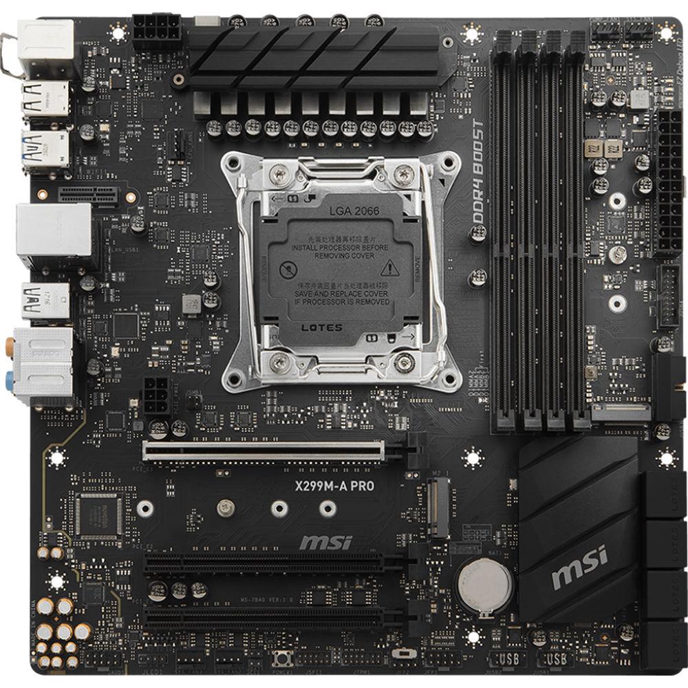 MSI X299M-A Pro LGA 2066 Micro-ATX Motherboard