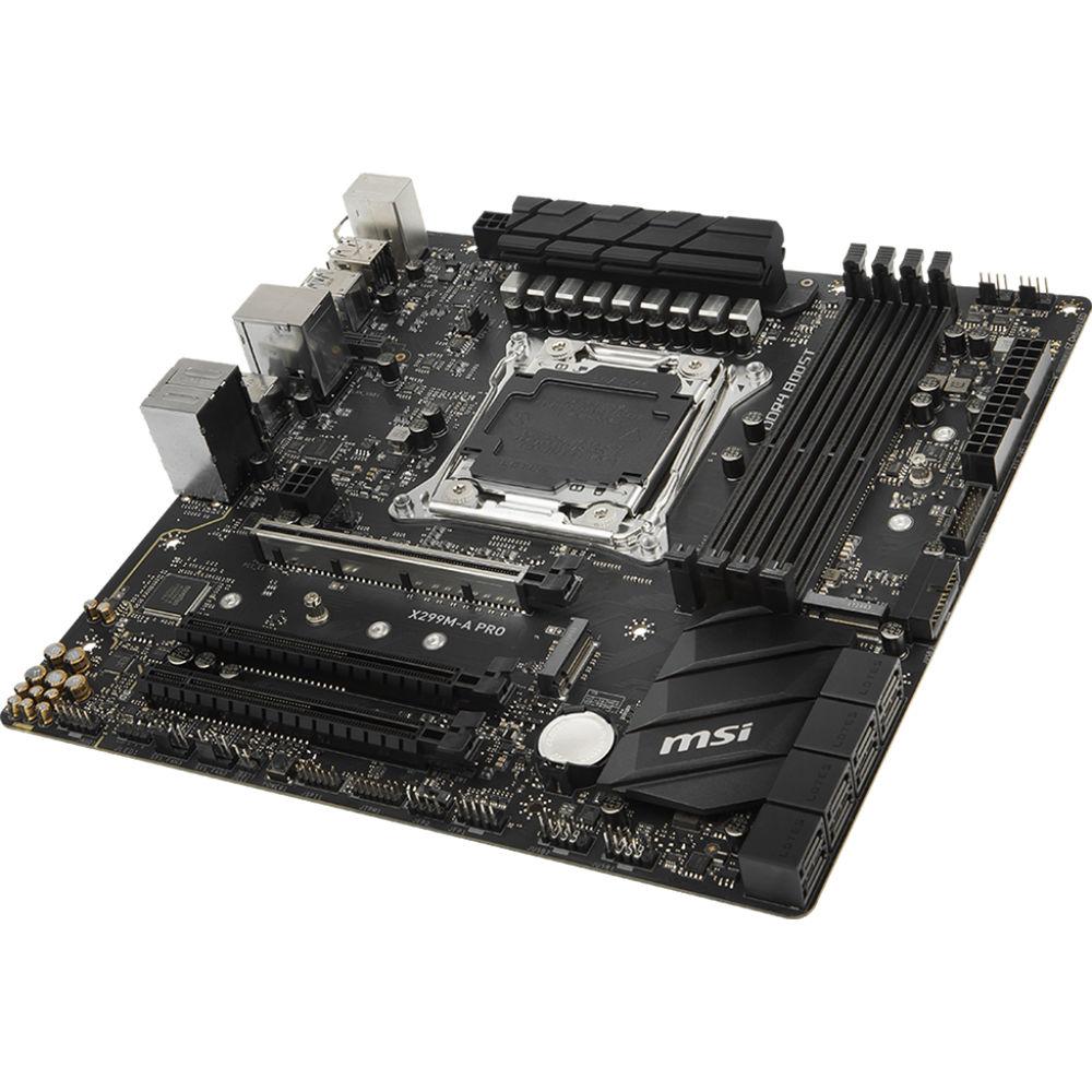 MSI X299M-A Pro LGA 2066 Micro-ATX Motherboard