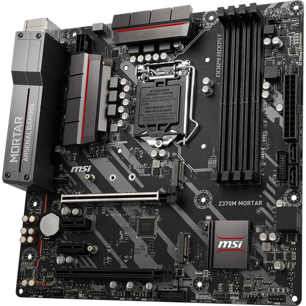 MSI Z370M Mortar LGA 1151 Micro-ATX Motherboard