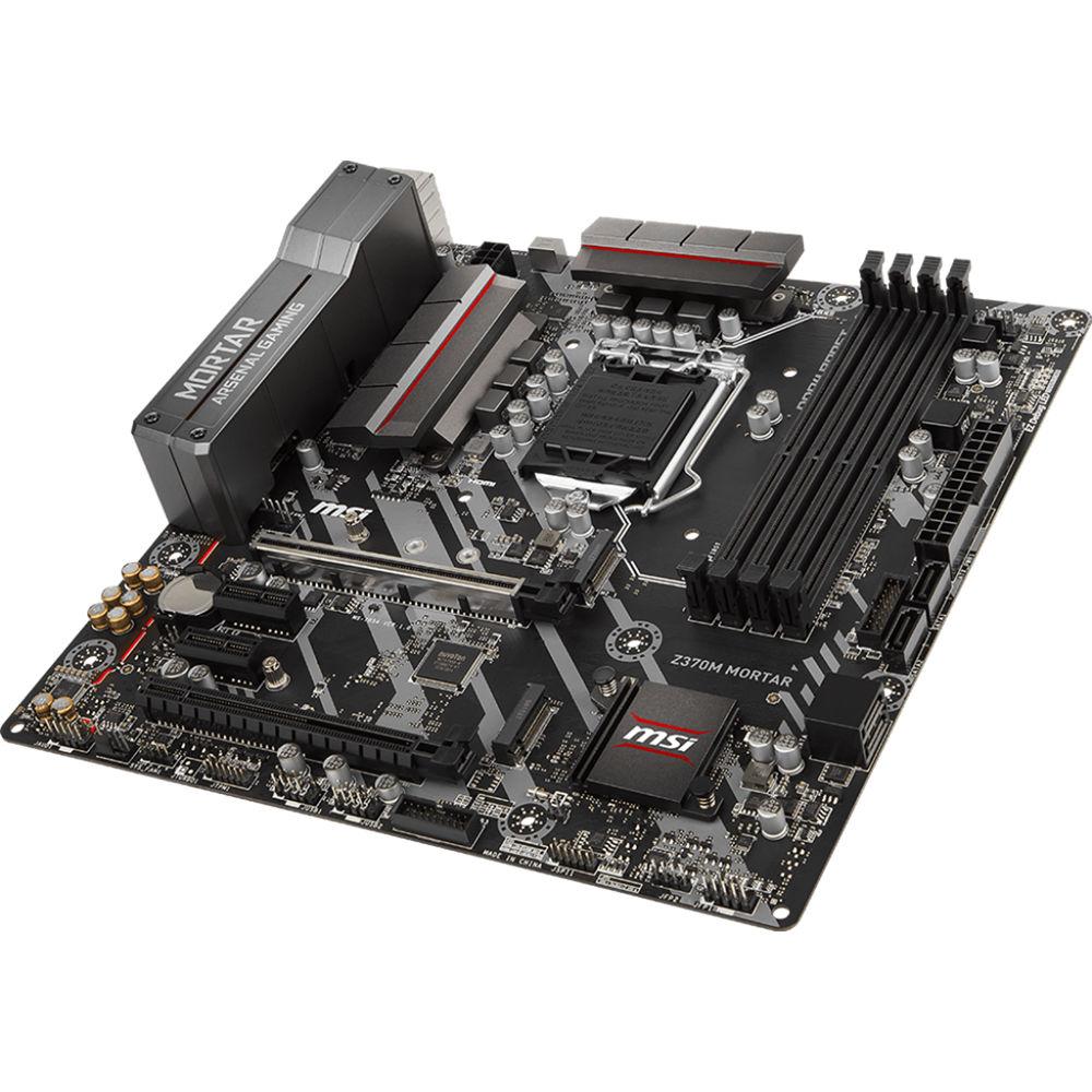 MSI Z370M Mortar LGA 1151 Micro-ATX Motherboard