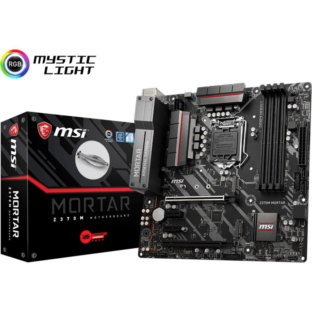 MSI Z370M Mortar LGA 1151 Micro-ATX Motherboard